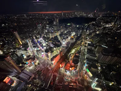 Night view at Shibuya Sky